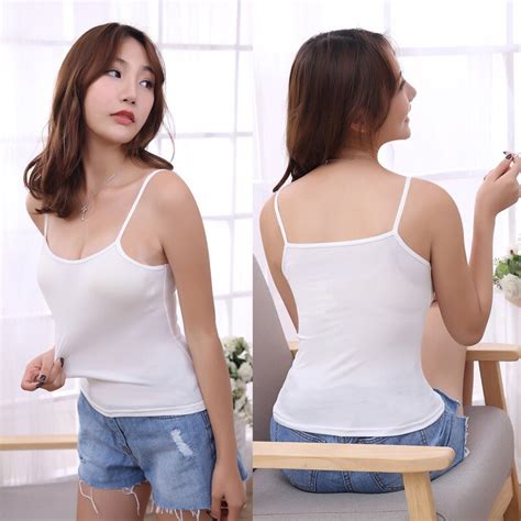 new woman tanks top slim white color solid women fashion elegant short crop top in tank tops