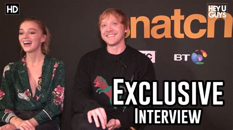 Exclusive Interview Rupert Grint And Phoebe Dynevor Talk Snatch Tv Show