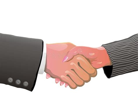 handshake stock illustration illustration of agreement 12582231