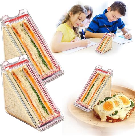 Triangle Sandwich Container - Say Goodbye to Messy Spills and Soggy
