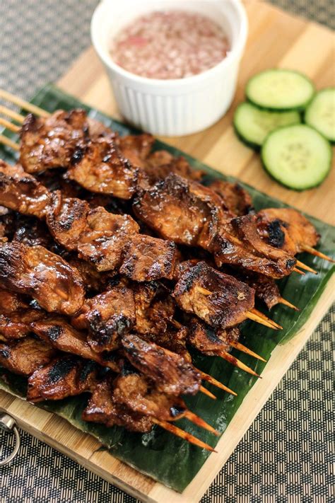 Pinoy Barbecue Recipe Barbecue Pork Skewers Food Recipes