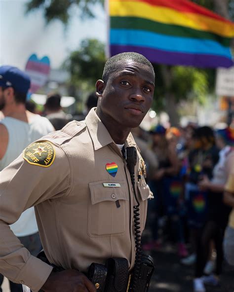 Photo I Took Of An La County Sheriffs Deputy At The La Pride Parade