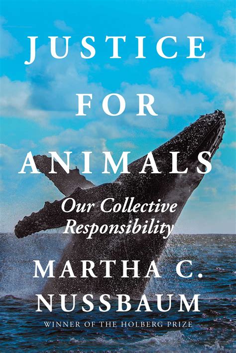 Justice For Animals Book By Martha C Nussbaum Official Publisher