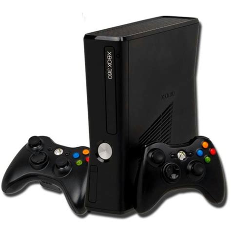 Microsoft Xbox 360 Slim 4gb 2 Controles 3 Jogos Standard Cor Matte