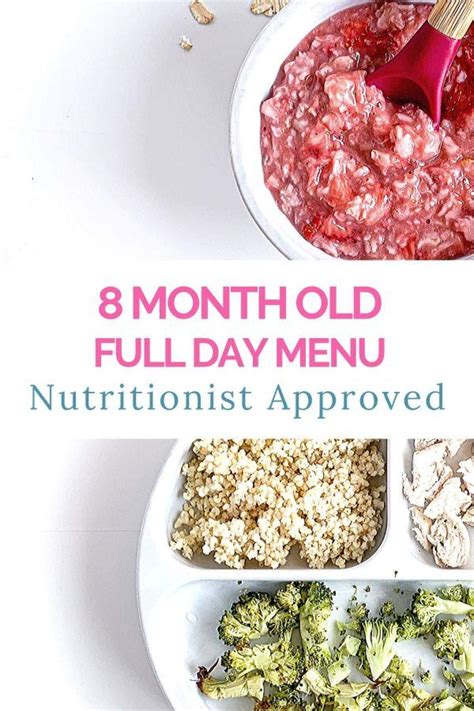 You don't have to be a pro in the kitchen to create fresh, healthy purees for your ba. 8 Month Old Meal Plan - Nutritionist Approved | Creative ...