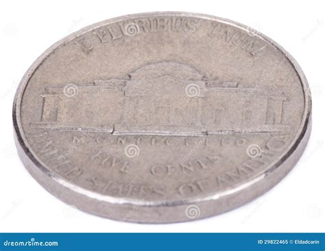 Isolated Nickel Tails High Angle Stock Image Image Of Depression