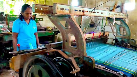 Inside A Hand Loom Weaving Factory Unbelievable How These Handloom