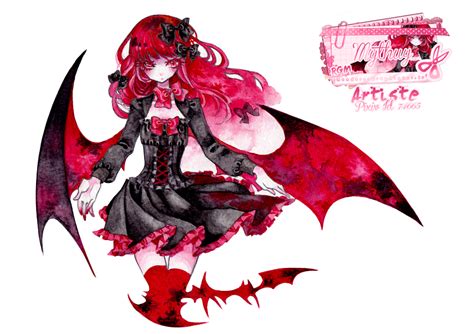 Red Anime Girl Render By Coverdesign1 On Deviantart