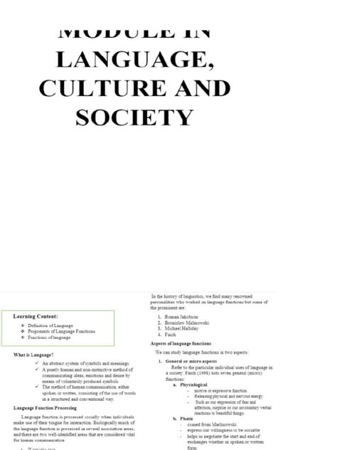 Language Culture And Society Pdf