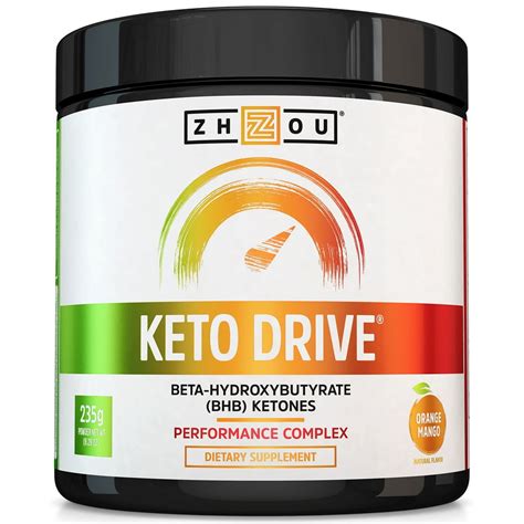 Zhou Keto Drive Exogenous Ketone Performance Complex Bhb Salts Formulated For Ketosis