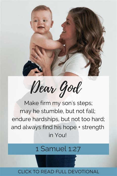 Devotional Mothers Prayer For Her Child Nourish Move Love