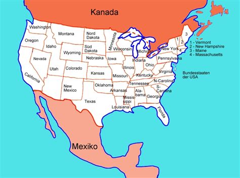 Karte Bundesstaaten Der Usa Medienwerkstatt Wissen © 2006 2021