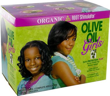 Olive oil is also extremely hydrating, and it helps protect your hair from damage—an awesome thing if you usually use a lot of heat on your hair. ORS OLIVE OIL GIRLS NO-LYE CONDITIONING RELAXER KIT - www ...