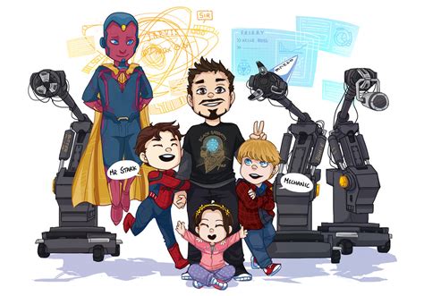 Iron Dad By Darqx Superhéroes Marvel Chistes De Marvel Marvel