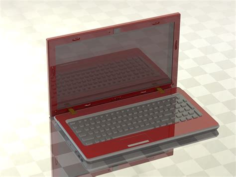 Laptop Free 3d Model Obj 3dm Free3d