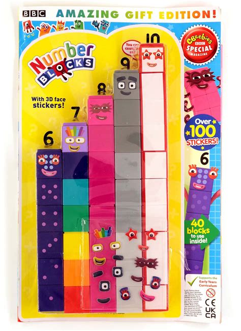 Cbeebies Specials Issue 148 Numberblocks 610 Giggly