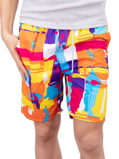 Mens Slim Fit Quick Dry Short Swim Trunks With Pockets Casual Swim