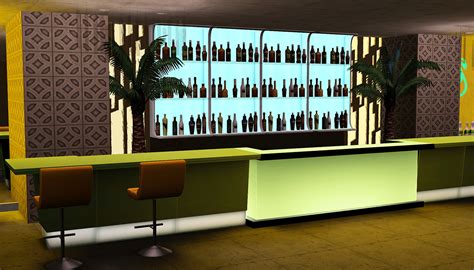 Mod The Sims Light Up Bar Shelves Updated 02062021