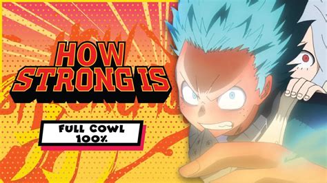 How Strong Is Full Cowl 100 My Hero Academia Youtube