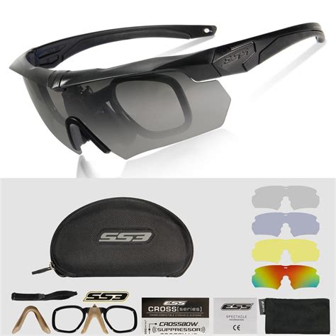 Ess Crossbow Rx Insert Tactical Glasses Sports Eyewear Shooting Goggles Eyewear Shopee Singapore