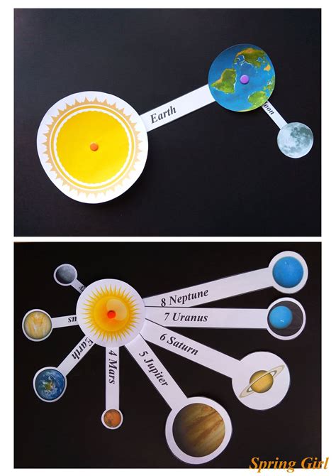Space Planets And Solar System Model Learning Crafts For Kids