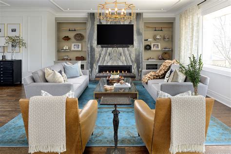 Interior Design Clients Transitional Living Room Toronto By
