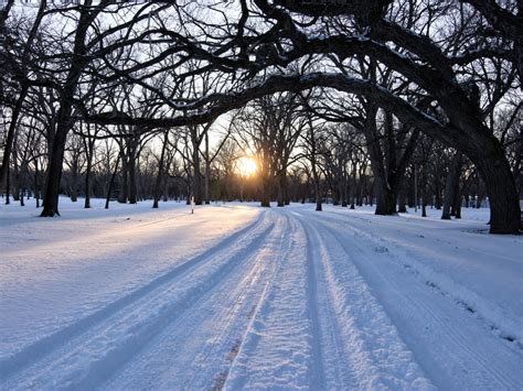 Snowy Kansas Sunset Oc 5334x4000 Pics
