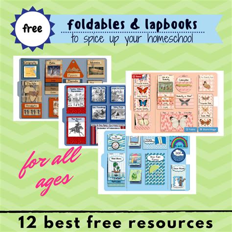 Best 12 Free Foldables And Lapbooks Printables For Homeschooling