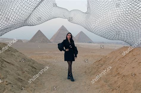 Tunisian Actress Dorra Zarrouk Poses Near Editorial Stock Photo Stock