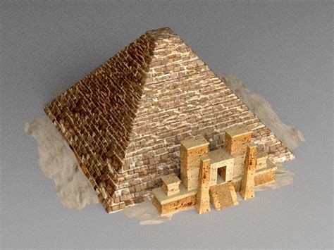 Ancient Egyptian Pyramids 3d Model Objectmaya Files Free Download