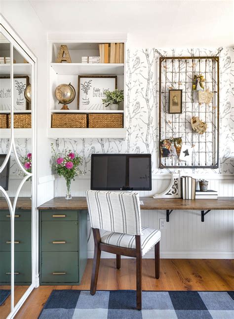 Tour This Home Office Diyed With Charming Farmhouse Style Find Out