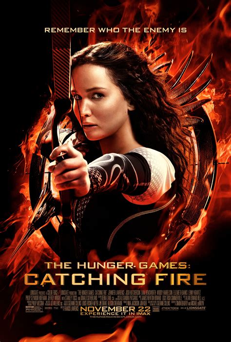 The Hunger Games Catching Fire Poster Starring Jennifer Lawrence
