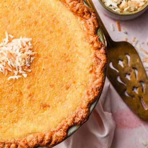 Pie crust, graham cracker, 1 pie shell (9 dia) (may use any type shell you wish, or serve this as a mousse without a shell). Coconut Custard Pie | NeighborFood