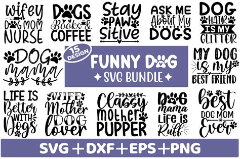 Funny Dog Svg Bundle Graphic By Designstore01 · Creative Fabrica