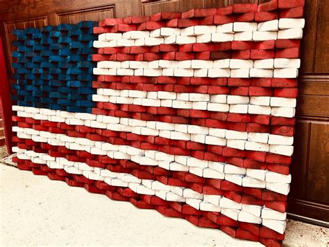 wood american flag wall art wood american flag american flag etsy in 2021 american flag