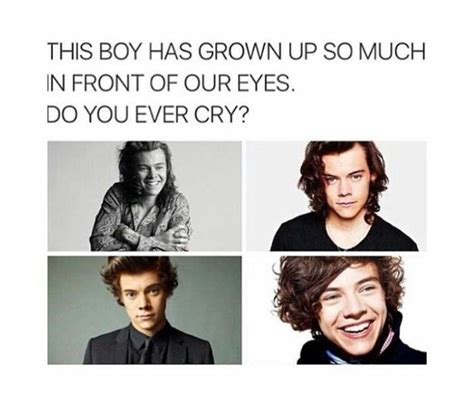 Yes I Cry All The Time Harry Edward Styles One Direction Photos One