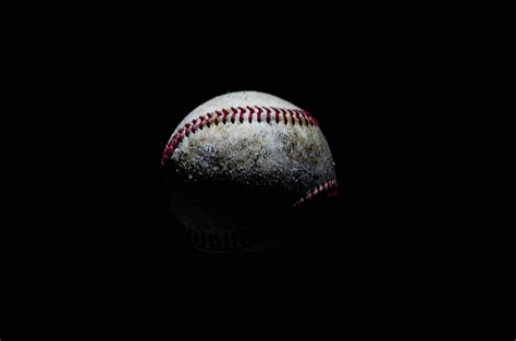 Wallpaper Contrast Dark Sphere Texture Nikon Baseball Ball Inside Stitches Game