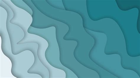 Vector Wave Texture Papercut Waves Deep Sea Illustration 12328160