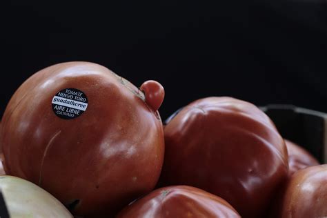 El mejor tomate Huevo Toro Cultivado al aire Libre en el Valle del