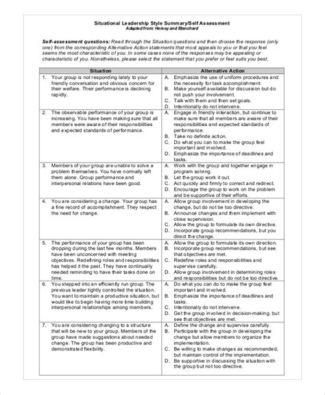 Communication styles define the ways we give and receive information. FREE 8+ Sample Leadership Self Assessment Templates in PDF | MS Word
