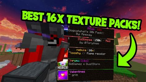 The Best 16x Bedwars Texture Packs 189 Youtube