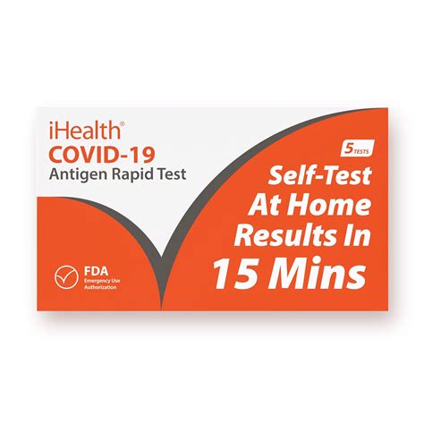 Buy i COVID-19 Antigen Rapid Test, 1 Pack, 5 Tests Total, FDA EUA