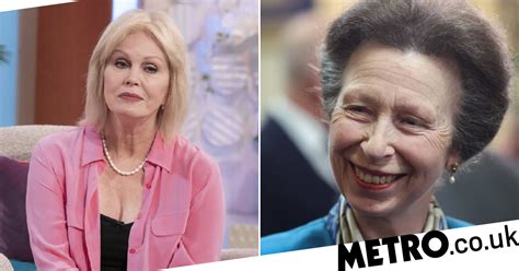 This Morning Joanna Lumley Reveals Princess Anne Gave Her A Look