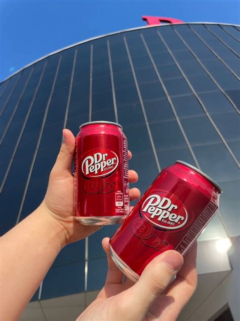 Dr Pepper Can Favorite Drinks Fun Drinks Soda Beverage Can Edit