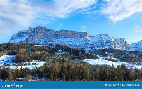 Beautiful Winter Rocky Mountain Landscape Stock Photo Image Of
