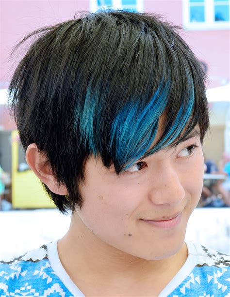 So, let's see which kpop male idol looks best with blue. Rockabilly Blue + Bad Boy Blue highlights