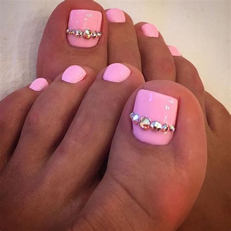 Pink Pedicure Toenails Pink Toe Nails Toe Nails Pink Toe Nails With Design