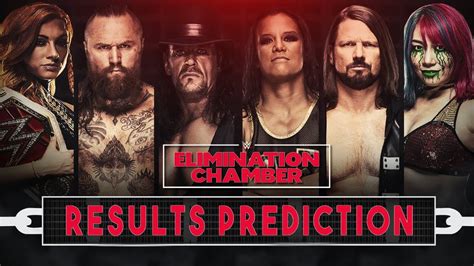 This page will be your hub for our wwe elimination chamber predictions. WWE ELIMINATION CHAMBER 2020 | CONFIRMED MATCH CARD and ...