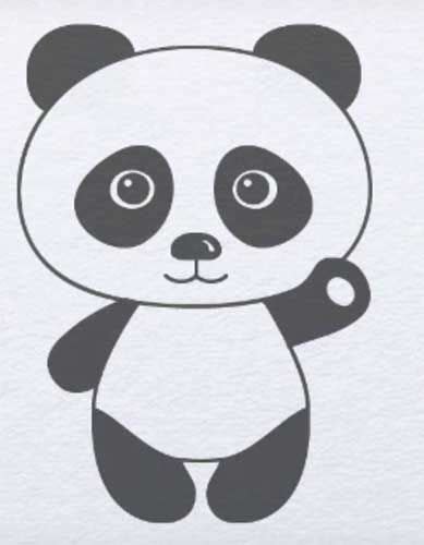 How To Draw A Panda Panda Drawing Cute Panda Drawing Panda Art