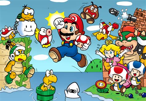 super mario bros box art redrawn by cutieart55red on deviantart